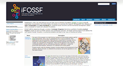 Desktop Screenshot of ifossf.org